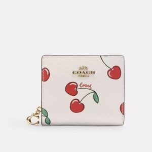 Coach Cherry Print Wallet
